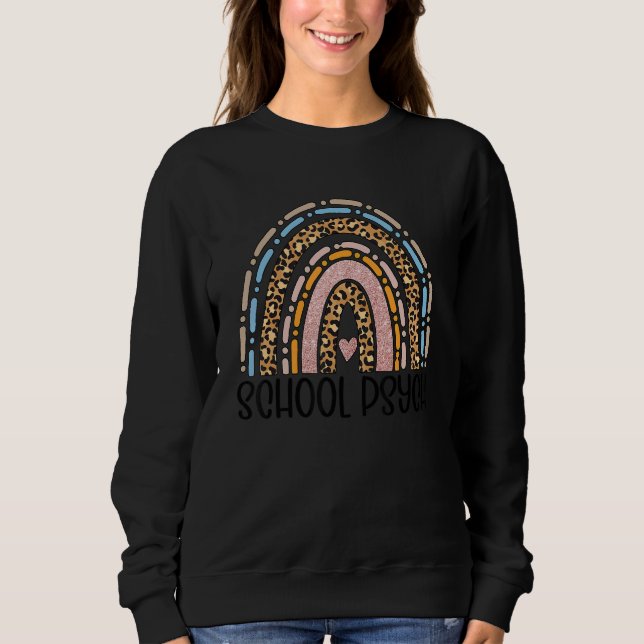 Camiseta School Psychologist Week School Psych Rainbow 1 (Frente)