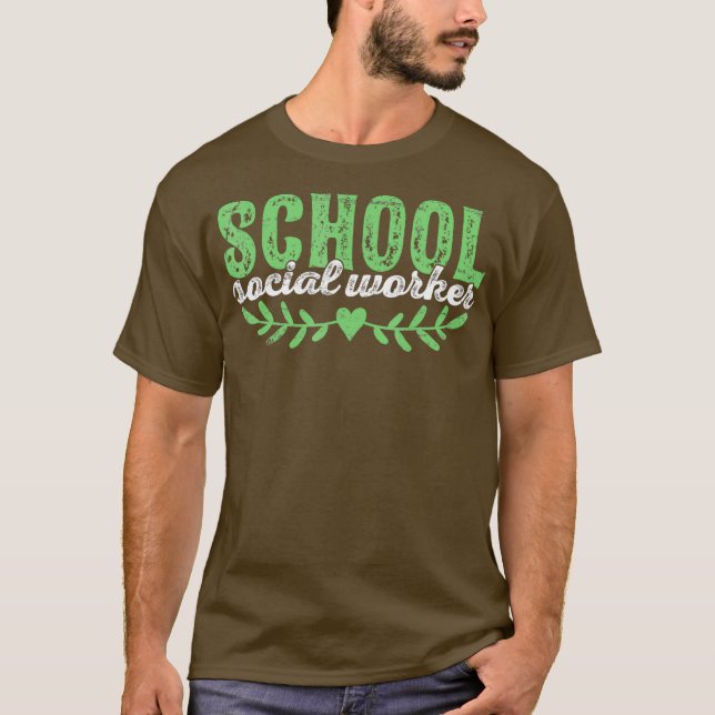 Camiseta School Social Worker Social Work Gift (Frente)