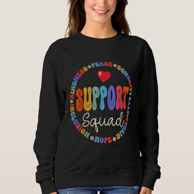 Camiseta School Support Services Team Teacher Support Squad (Frente)