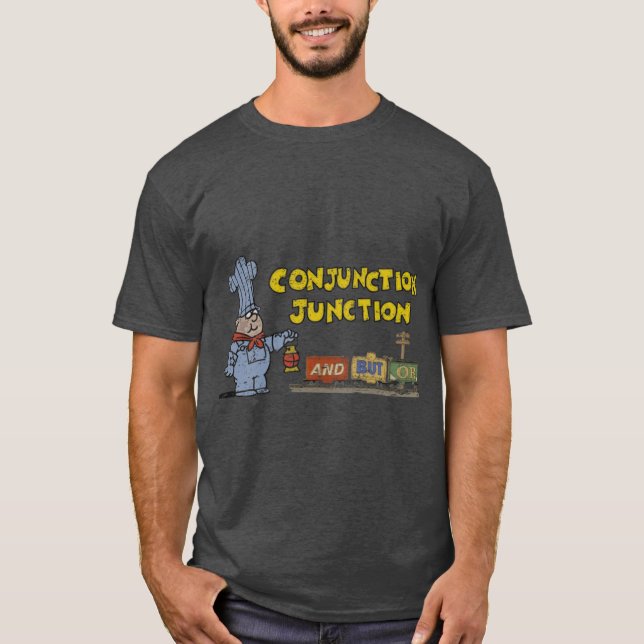 Camiseta Schoolhouse Rock Conjunction Junction retro (Frente)