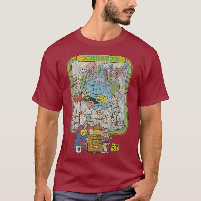 Camiseta Schoolhouse Rock Science Rock (Frente)