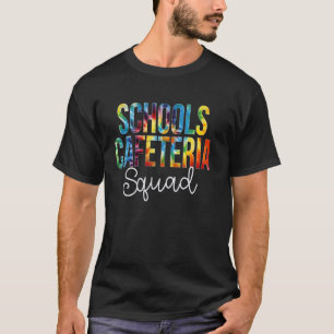 Camiseta Schools Cafeteria Squad Tie Dye de Volta à Escola