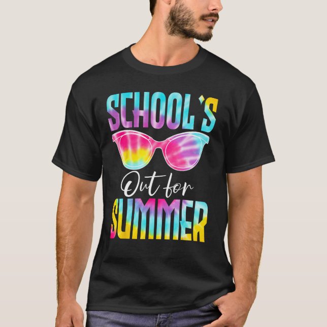 Camiseta Schools Out for Summer Graduation Students Teacher (Frente)