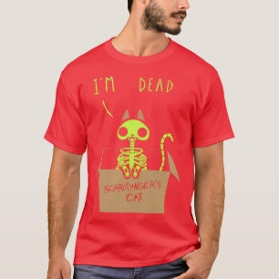 Camiseta Schrodinger Night Schrdingers Física de Ciência de