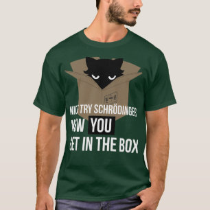 Camiseta Schrodinger S Cat Mecânica Quântica Ciência da Fís