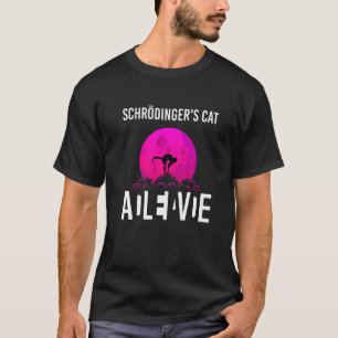 Camiseta Schrodingers Cat Em Um Morto De Caixa E Ciências V