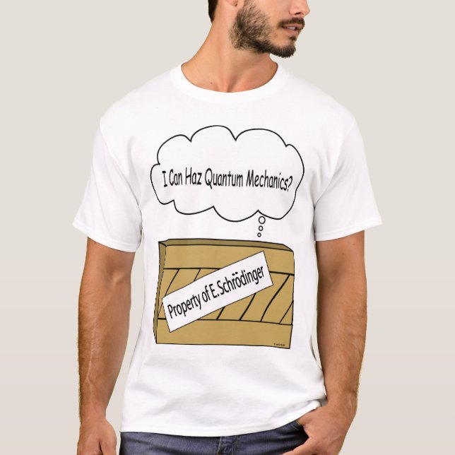 Camiseta Schrodingers LOLcat (Frente)