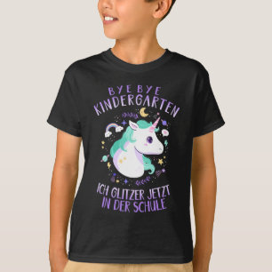 Camiseta Schulanfang Einschulung Schulkind Einhorn Mädchen