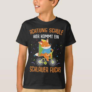 Camiseta Schulkind Fahrrad Schlauer Fuchs