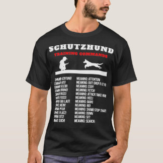 Camiseta Schutzhund Inspirou Comando de Treinamento Relacio