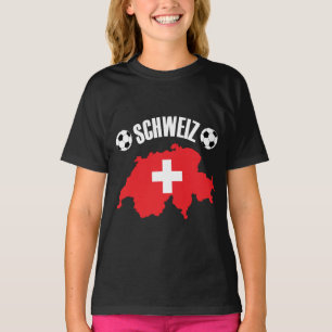 Camiseta Schweiz Suiça Map Soccer