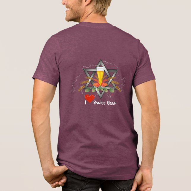 Camiseta Schweiz - Suisse - Svizzera - Svizra - Switzerland (Verso)