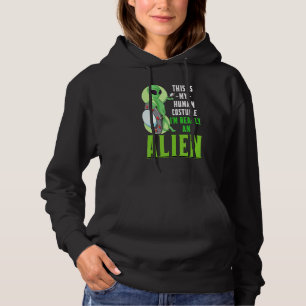 Camiseta Sci Fi Este É O Meu Costume Humano Eu Sou Realment