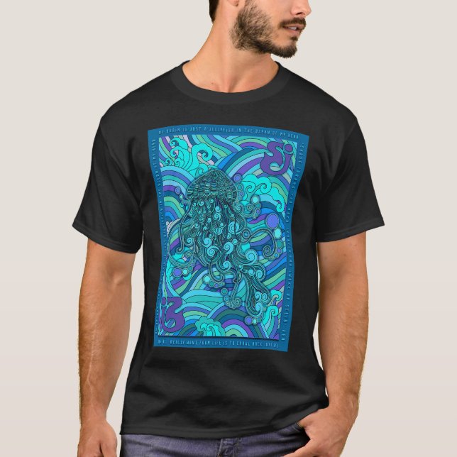 Camiseta SCI - String Cheese Incident - Jellyfi Psicodélico (Frente)