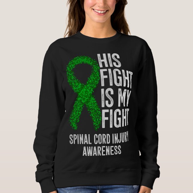 Camiseta SCI Sua Luta é Minha Luta Lesão Medular Consciente (Frente)