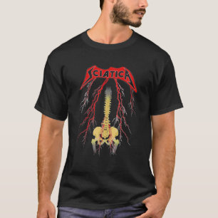 Camiseta Sciatica Skeleton Metal