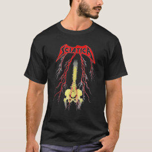 Camiseta Sciatica Skeleton Metal