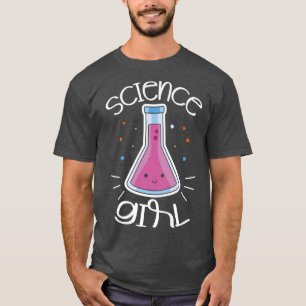 Camiseta Science Girl Chemist periodicamente para uma quími