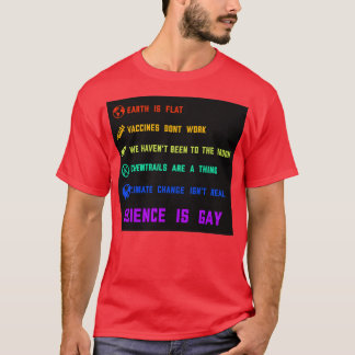 Camiseta Science is gay