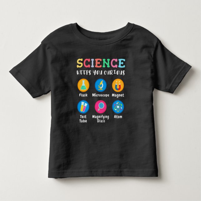 Camiseta Science keeps you curious (Frente)