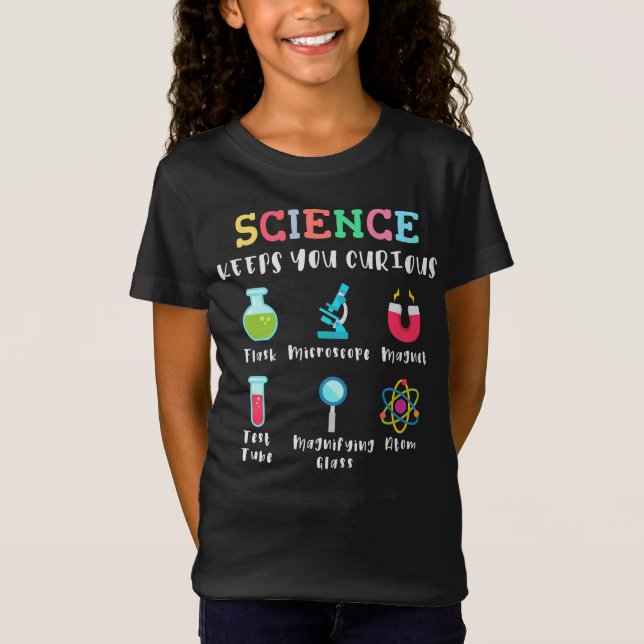 Camiseta Science keeps you curious (Frente)