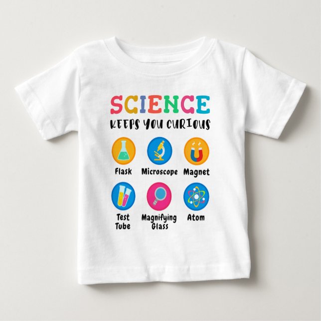 Camiseta Science keeps you curious (Frente)