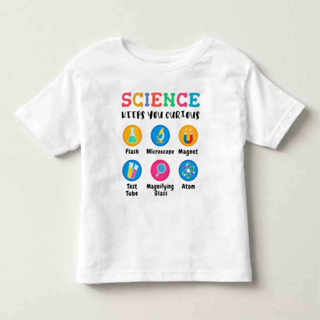 Camiseta Science keeps you curious (Frente)