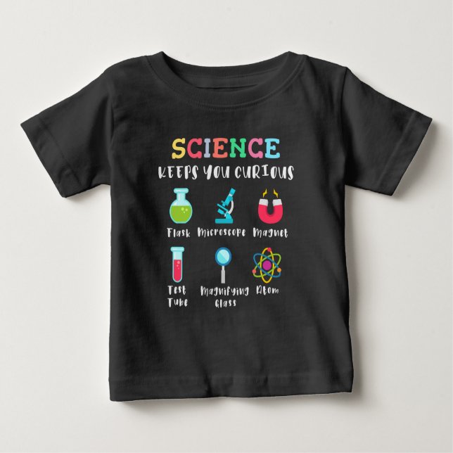 Camiseta Science keeps you curious (Frente)