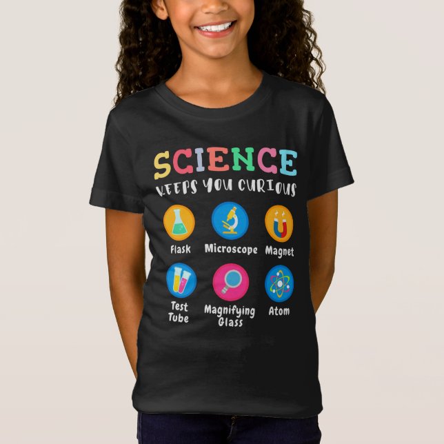 Camiseta Science keeps you curious (Frente)