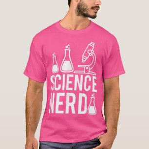 Camiseta Science Nerd Science Chemistry Biology Physics Tea