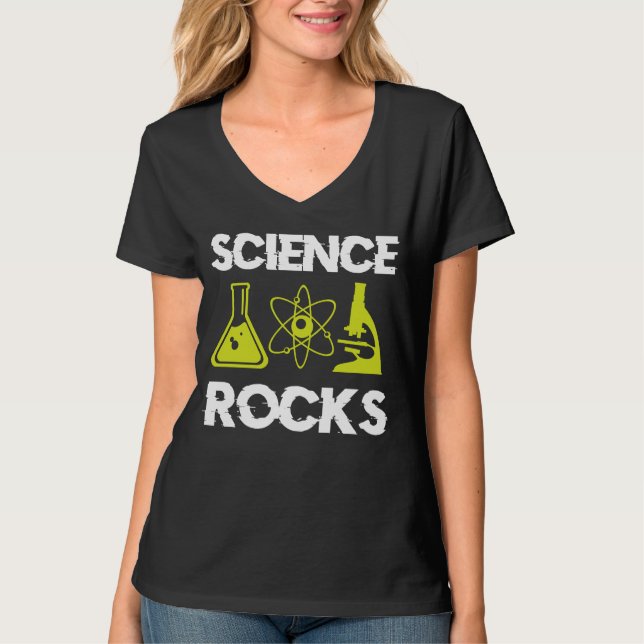 Camiseta Science Rocks Química (Frente)