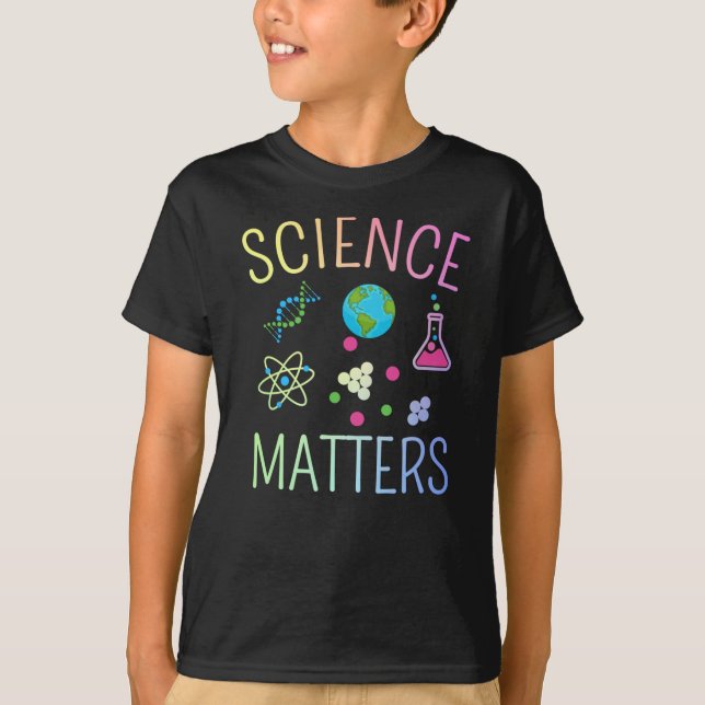 Camiseta Science S - Engraçado Pun Sticker (Frente)