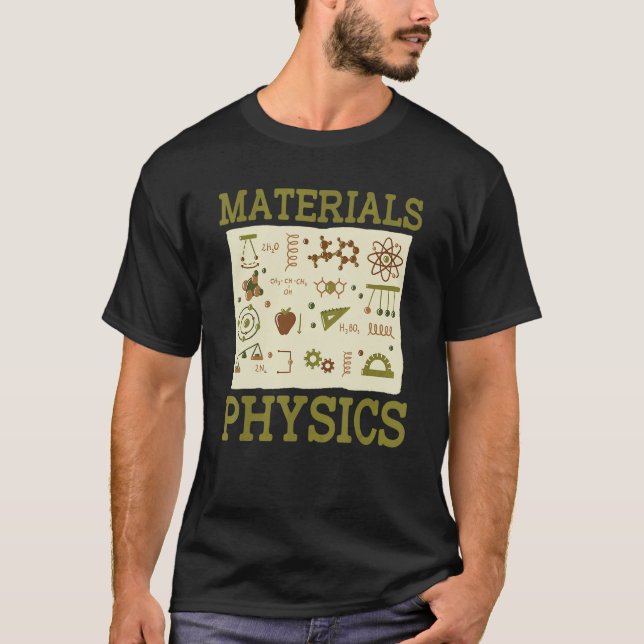 Camiseta Science Student Physicist Applied Physics  Materia (Frente)