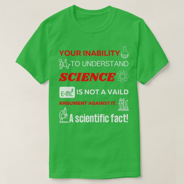 Camiseta Science T (Frente do Design)