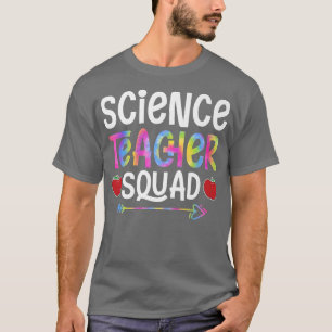 Camiseta Science Teacher Squad First Day of School Tie-Dye