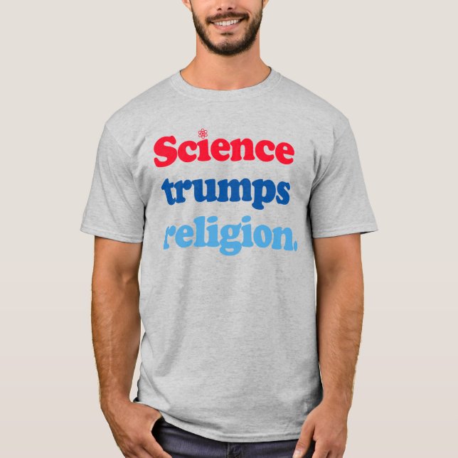 CAMISETA SCIENCE TRUMP RELIGION (Frente)