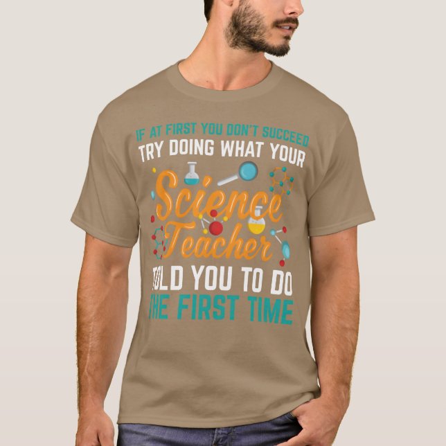 Camiseta Scienceeacher Funny Chemistry Eperiment Saying boy (Frente)