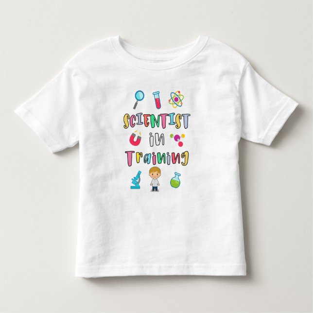 Camiseta Scientist in Training for Young Scientists (Frente)