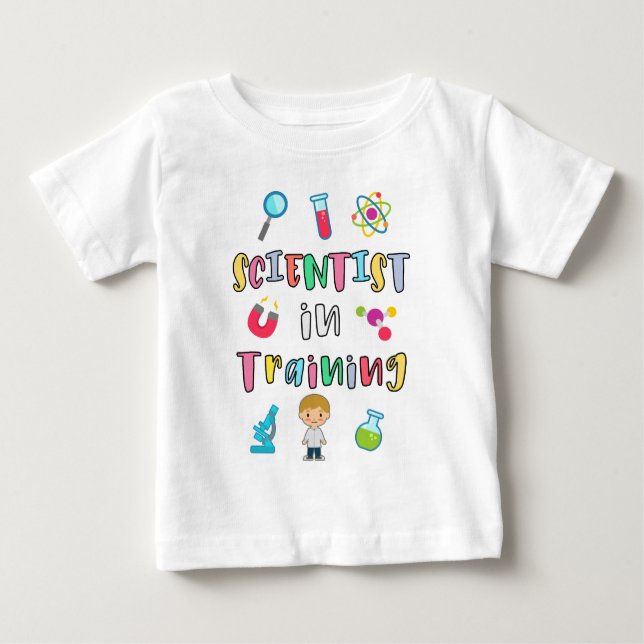 Camiseta Scientist in Training for Young Scientists (Frente)