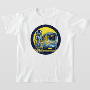 Camiseta SciFi no dia a dia - Alienígena engraçada e Design