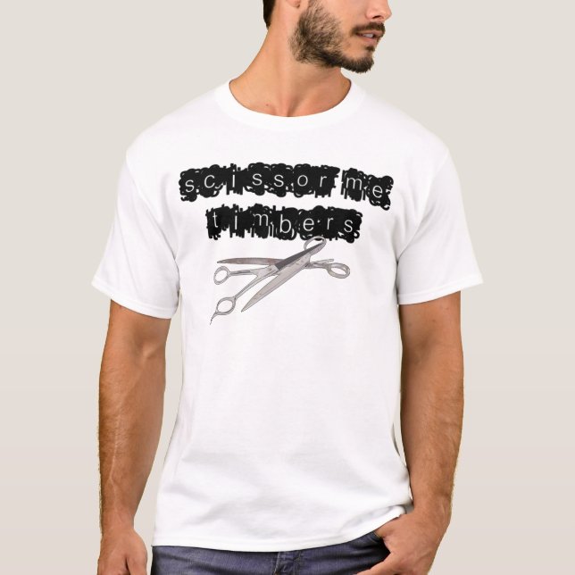Camiseta Scissor me madeiras (Frente)