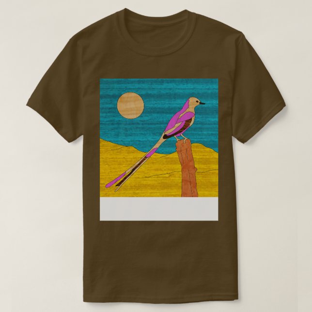Camiseta Scissortail Flycatcher (Frente do Design)