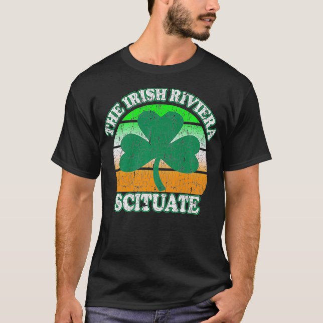 Camiseta Scituate MA Irish Riviera Massachusetts (Frente)