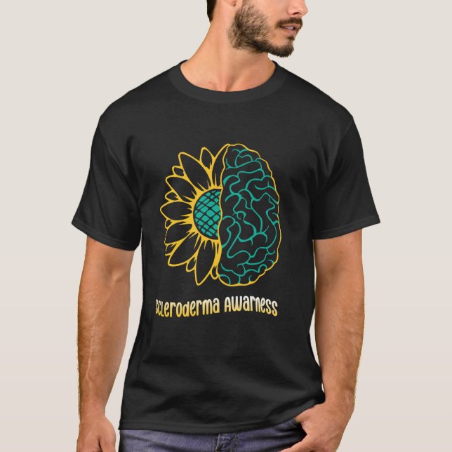 Camiseta Scleroderma Sensibilização Fama de Fita Verde de G (Frente)