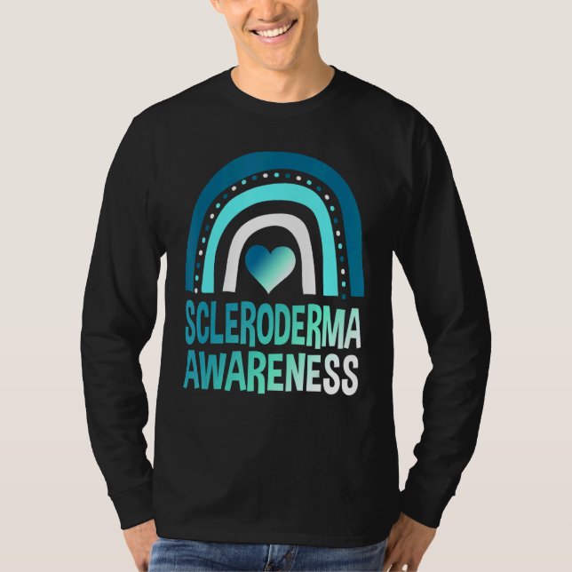 Camiseta Scleroderma Sensibilização Mês Sobrevivente Guerre (Frente)