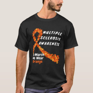 Camiseta Sclerose Múltipla do Coração Marcha de Conheciment