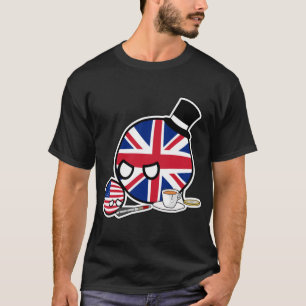 Camiseta Scolding UKball USAball Polandball Countryball