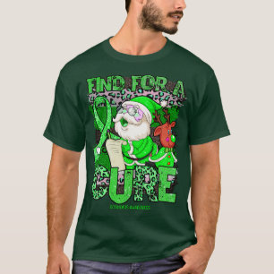 Camiseta Scoliose Sensibilização para o natal leopardo cura