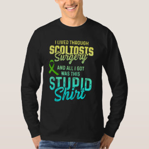 Camiseta Scoliose Sensibilização Sobrevivência do Guerreiro