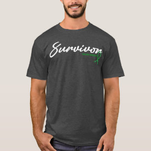 Camiseta Scoliose Sensibilização Sobrevivência Glitter Fita